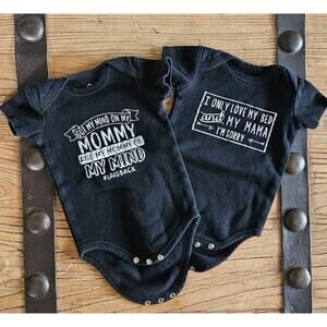 Funny Rap Song Baby Onsies sz 3-6 M